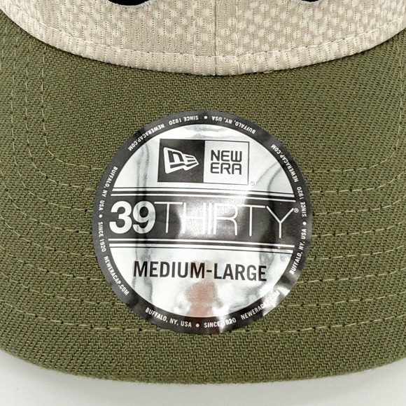 Atlanta‎ Braves MLB Hat Khaki Armed Forces Day 2025 39THIRTY Stretch Fit Cap NEW - Picture 3 of 14